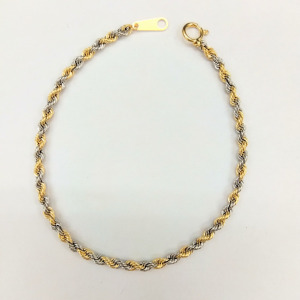 K18,PT850 パイプロープ2.7ブレス/K18,Pt850 combination Rope 2.7BL